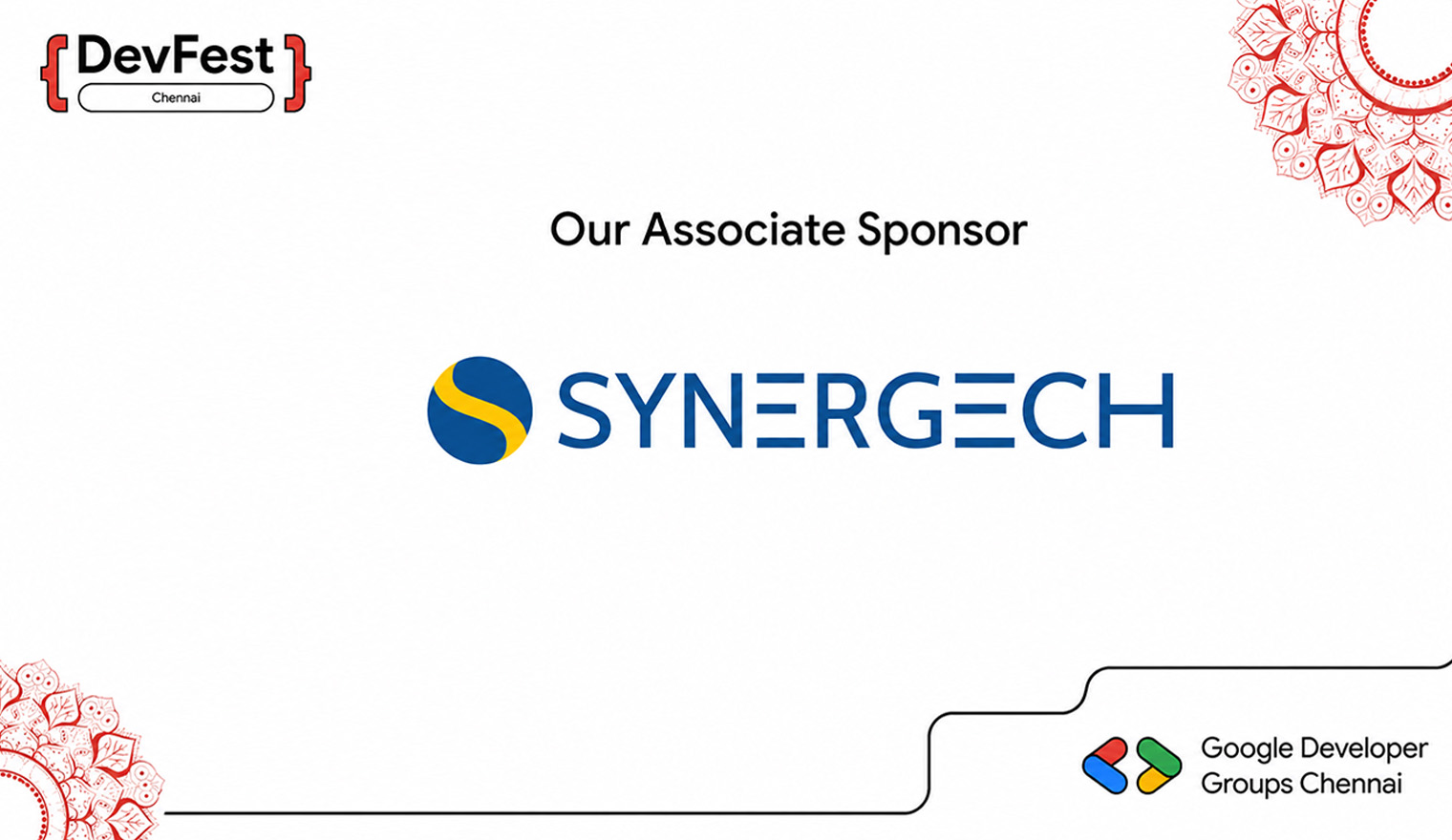 Synergech Joins as an Associate Sponsor for #DevFest2024Chennai!